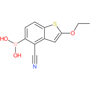 4-cyano-2-ethoxybenzothiophene-5-boronic acid