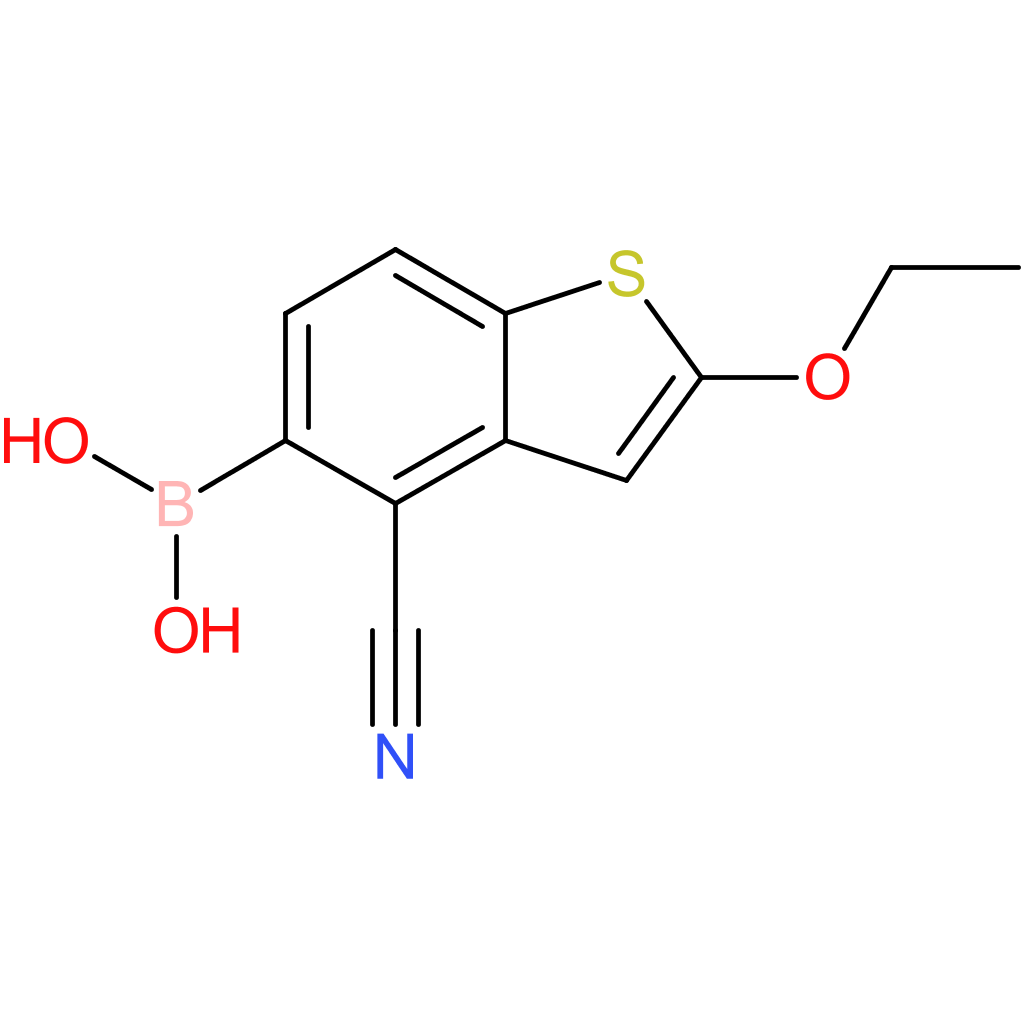 4-cyano-2-ethoxybenzothiophene-5-boronic acid