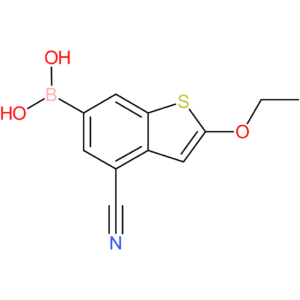 4-cyano-2-ethoxybenzothiophene-6-boronic acid