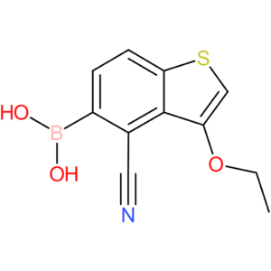 4-cyano-3-ethoxybenzothiophene-5-boronic acid