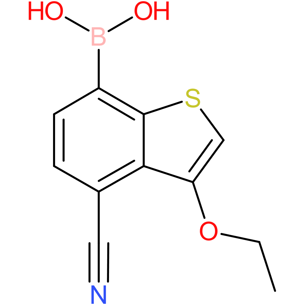 4-cyano-3-ethoxybenzothiophene-7-boronic acid