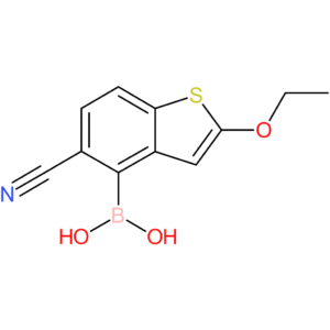 5-cyano-2-ethoxybenzothiophene-4-boronic acid