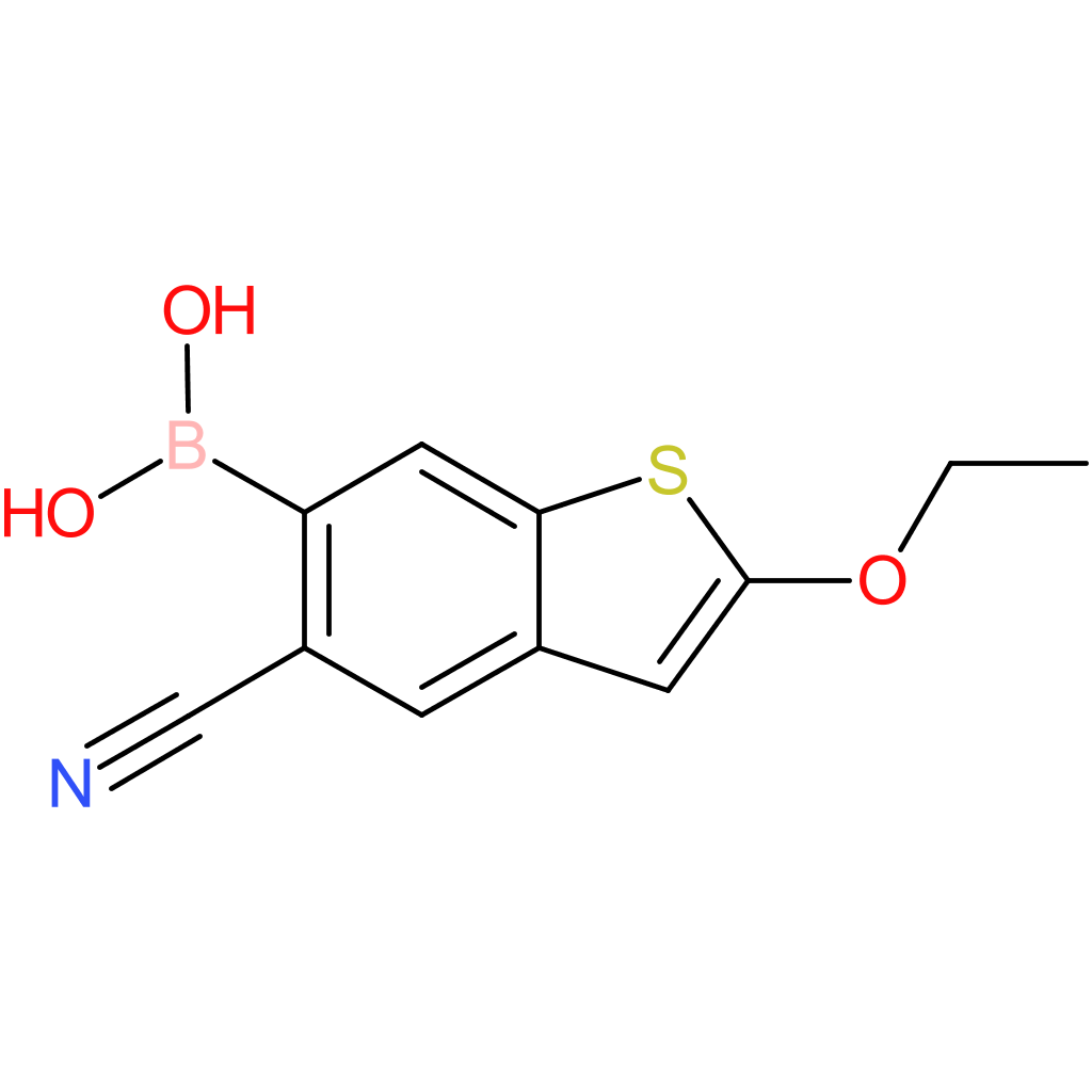 5-cyano-2-ethoxybenzothiophene-6-boronic acid