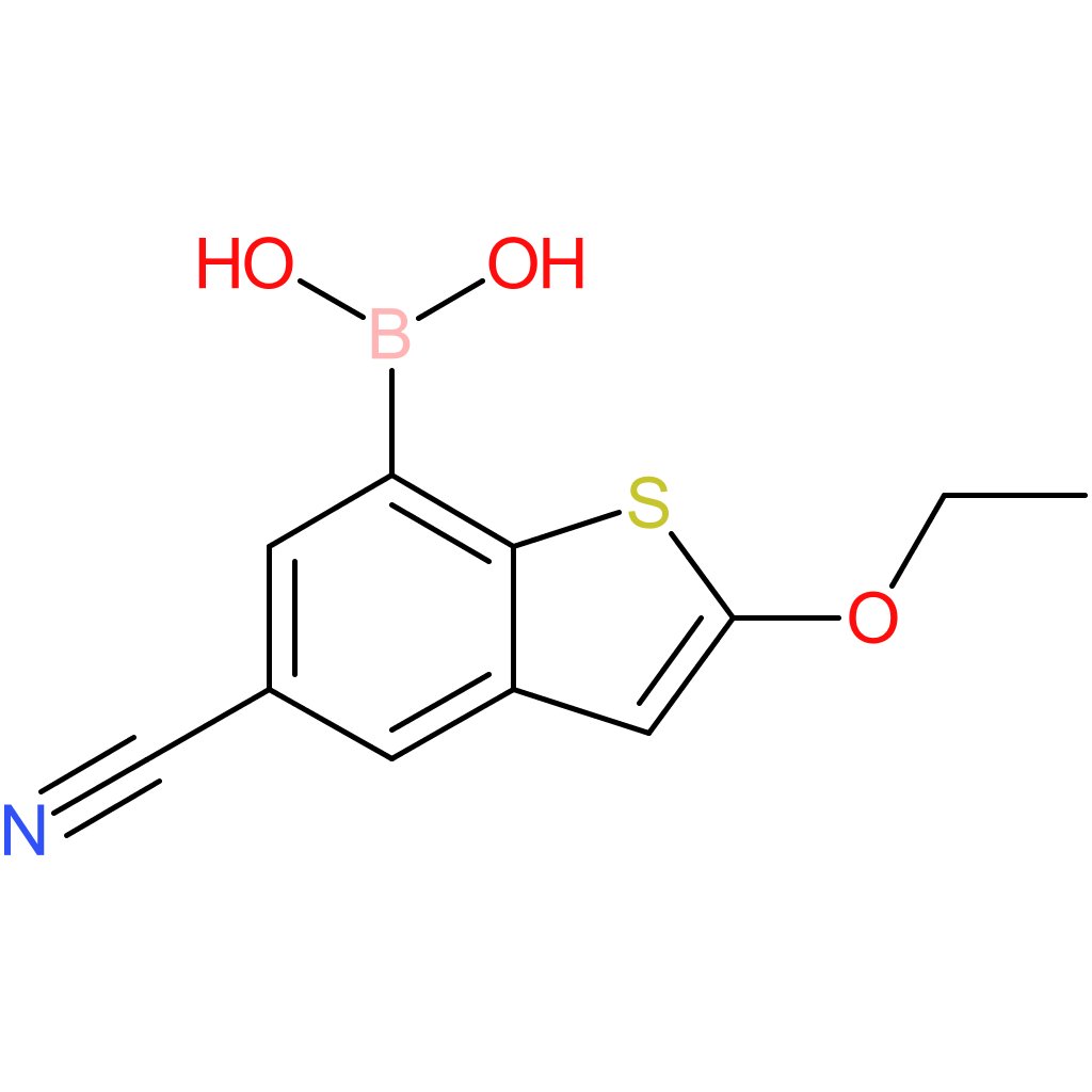 5-cyano-2-ethoxybenzothiophene-7-boronic acid