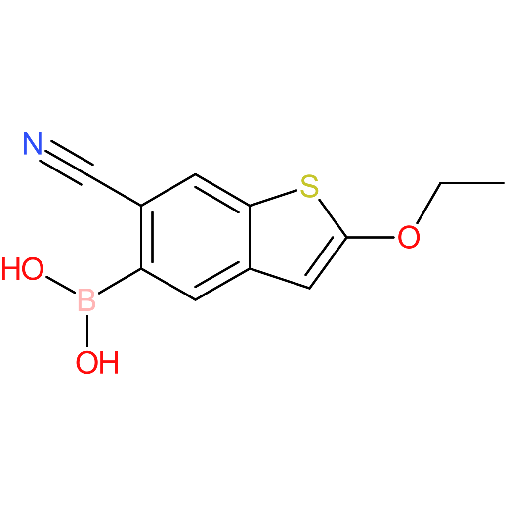 6-cyano-2-ethoxybenzothiophene-5-boronic acid