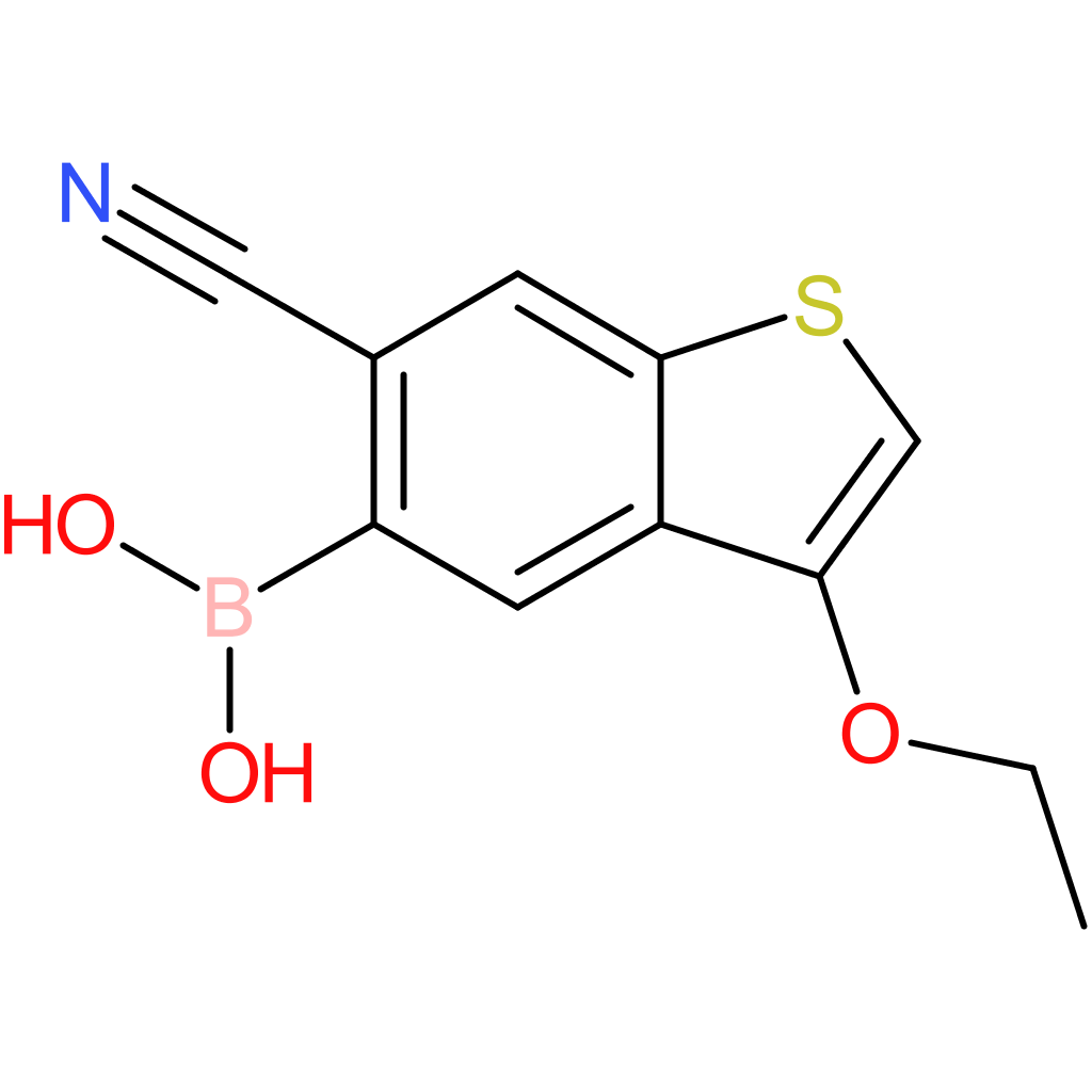 6-cyano-3-ethoxybenzothiophene-5-boronic acid