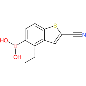2-cyano-4-ethylbenzothiophene-5-boronic acid