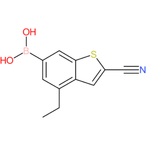2-cyano-4-ethylbenzothiophene-6-boronic acid