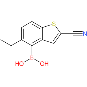 2-cyano-5-ethylbenzothiophene-4-boronic acid
