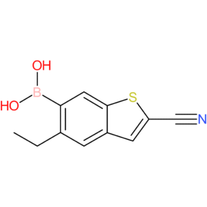 2-cyano-5-ethylbenzothiophene-6-boronic acid