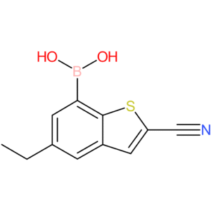 2-cyano-5-ethylbenzothiophene-7-boronic acid