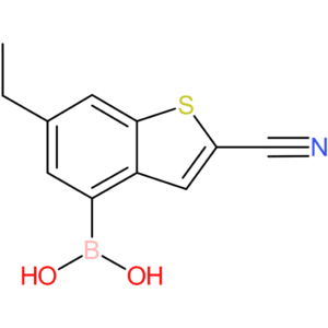 2-cyano-6-ethylbenzothiophene-4-boronic acid