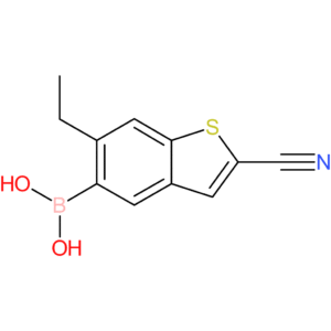2-cyano-6-ethylbenzothiophene-5-boronic acid