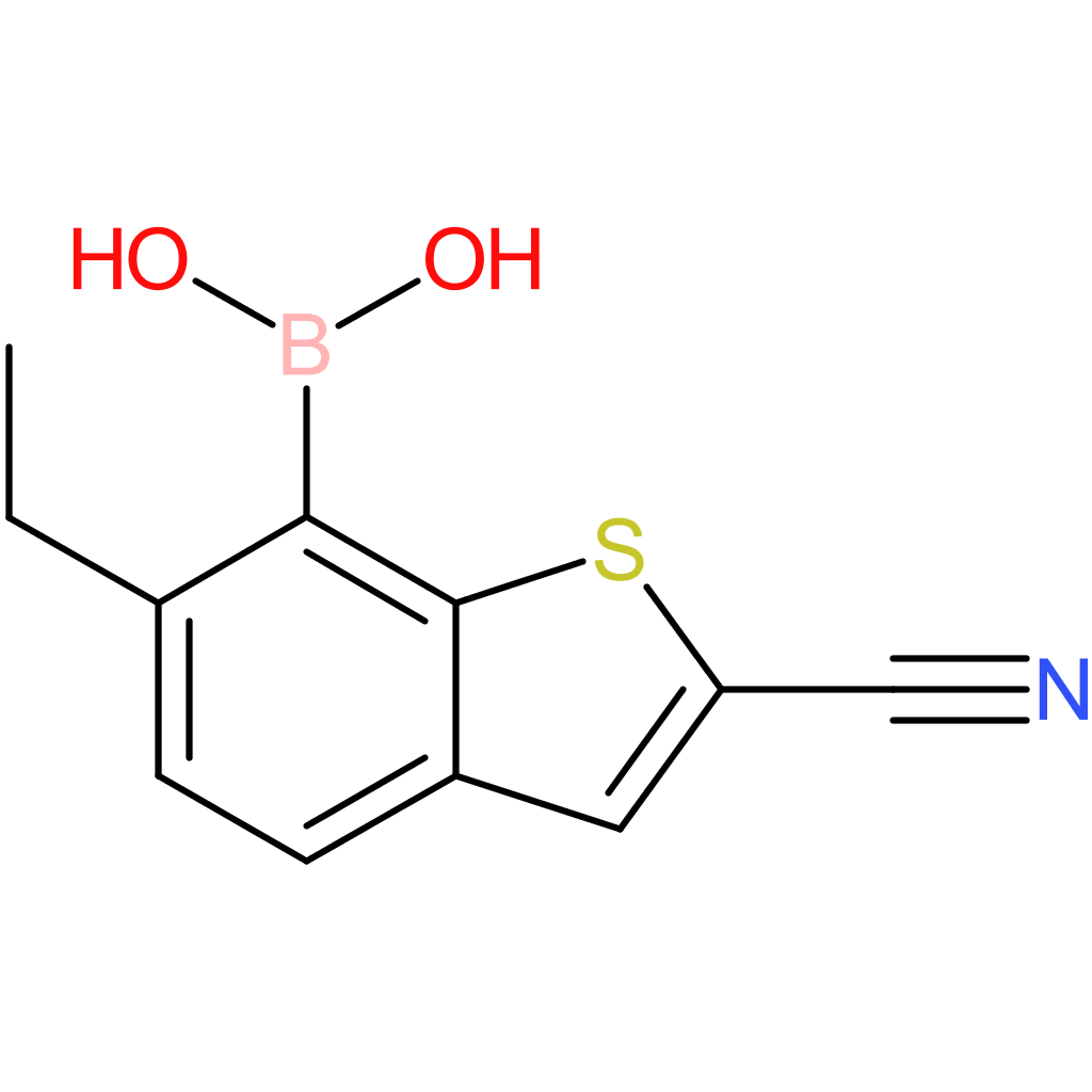2-cyano-6-ethylbenzothiophene-7-boronic acid