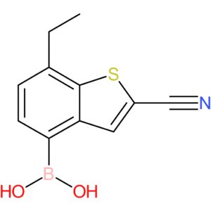 2-cyano-7-ethylbenzothiophene-4-boronic acid
