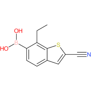 2-cyano-7-ethylbenzothiophene-6-boronic acid
