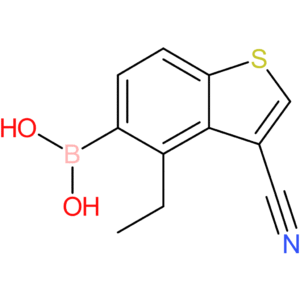 3-cyano-4-ethylbenzothiophene-5-boronic acid