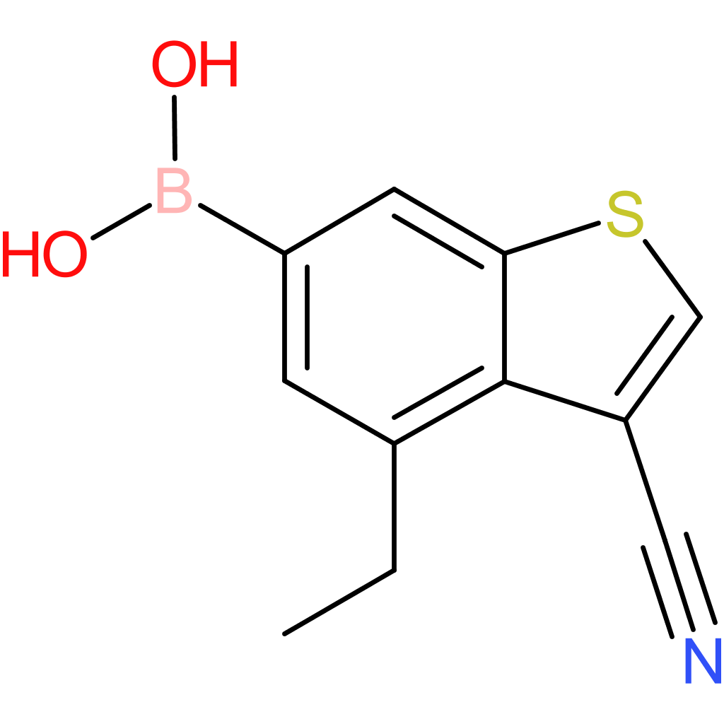 3-cyano-4-ethylbenzothiophene-6-boronic acid