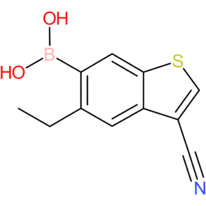 3-cyano-5-ethylbenzothiophene-6-boronic acid