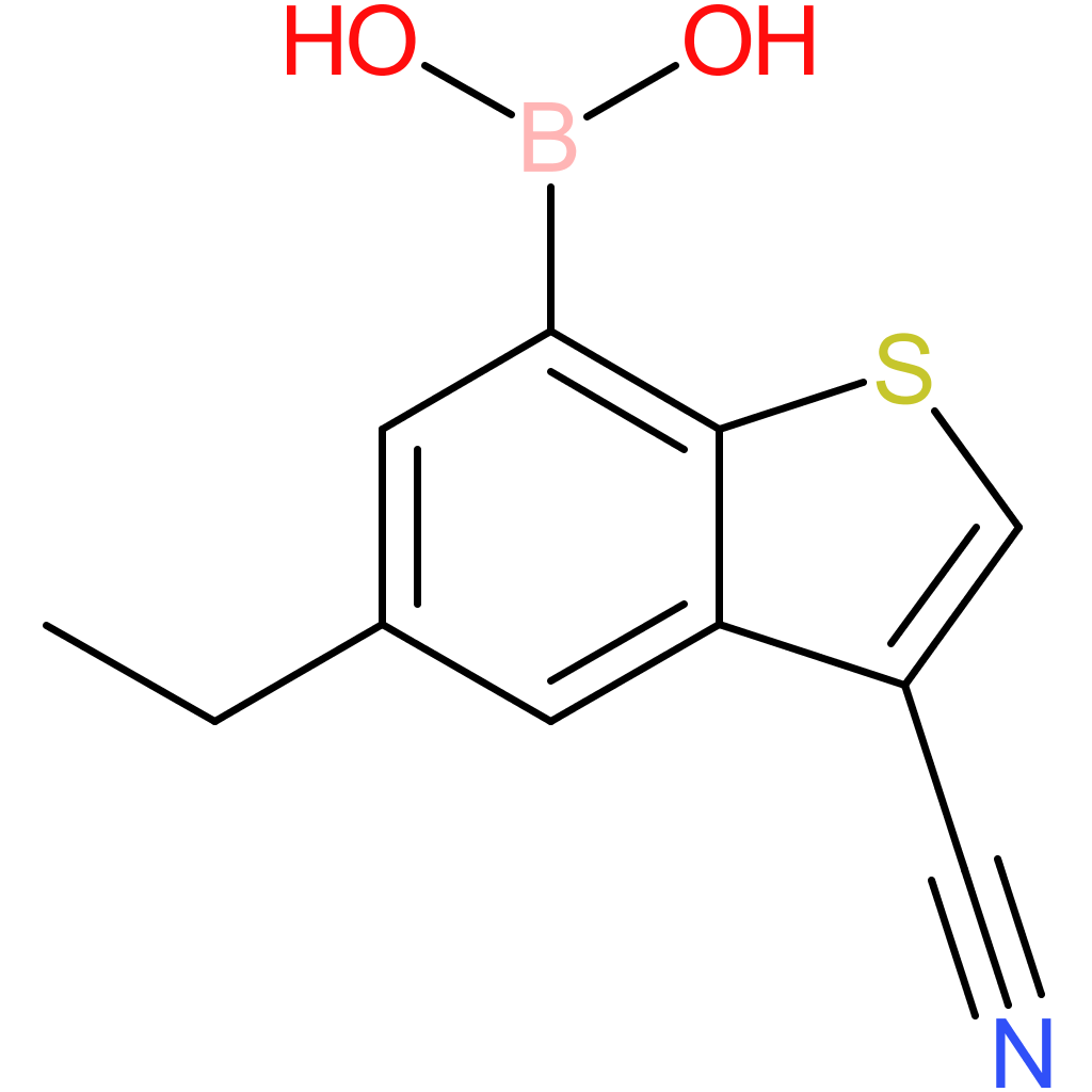 3-cyano-5-ethylbenzothiophene-7-boronic acid