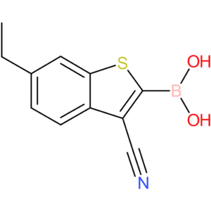 3-cyano-6-ethylbenzothiophene-2-boronic acid