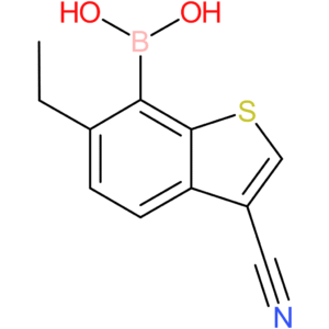 3-cyano-6-ethylbenzothiophene-7-boronic acid
