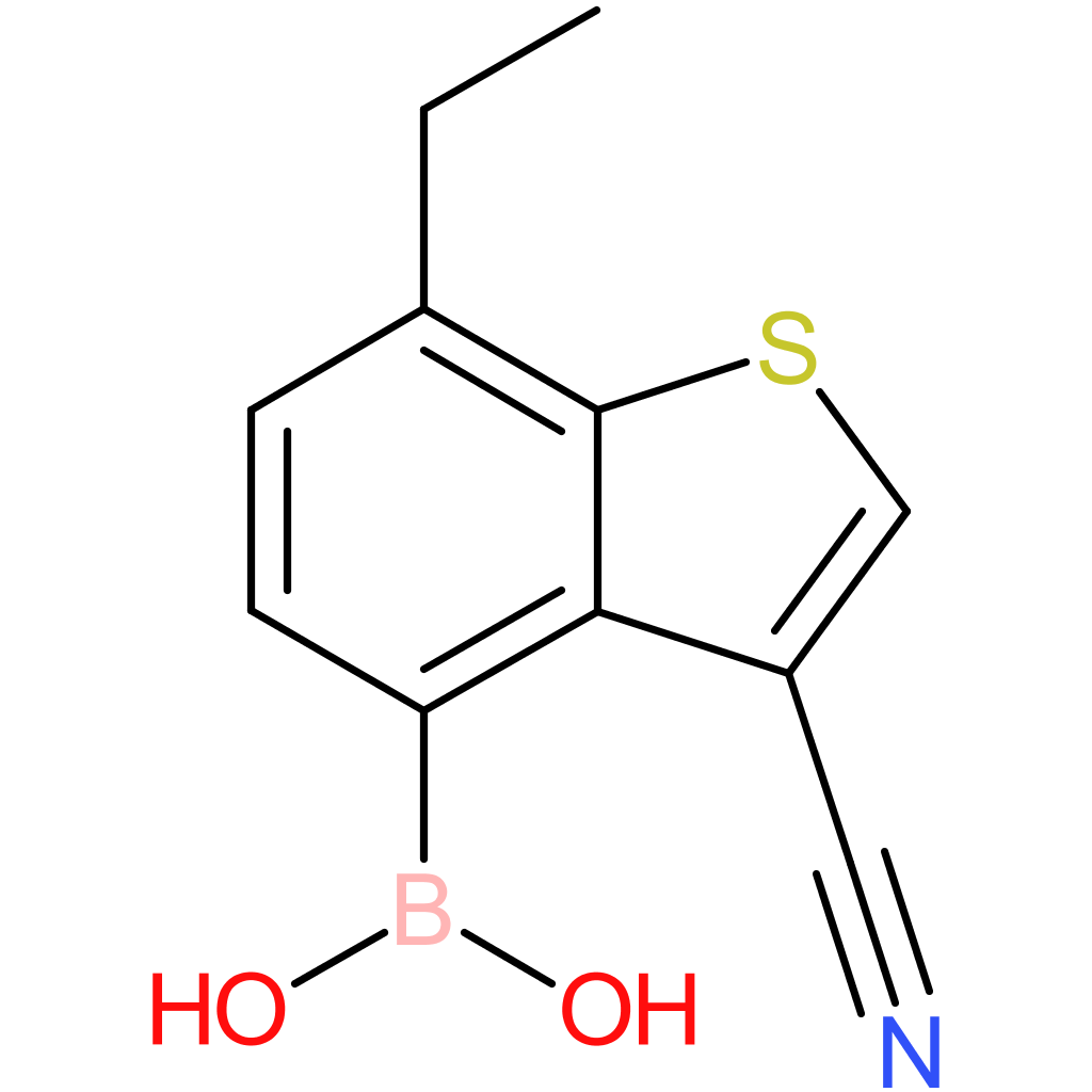 3-cyano-7-ethylbenzothiophene-4-boronic acid