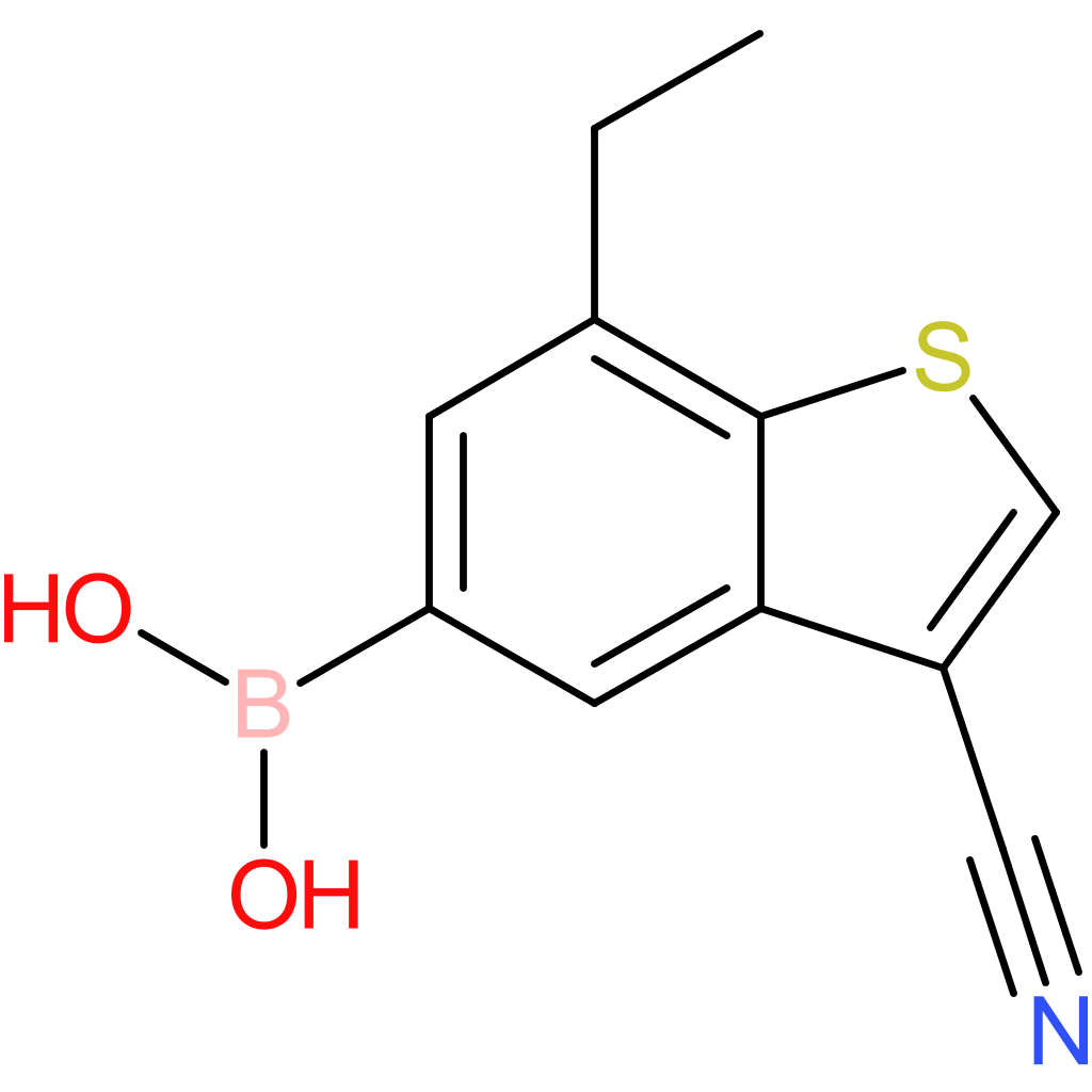 3-cyano-7-ethylbenzothiophene-5-boronic acid