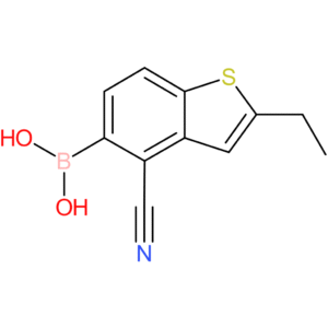 4-cyano-2-ethylbenzothiophene-5-boronic acid