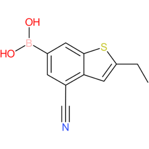 4-cyano-2-ethylbenzothiophene-6-boronic acid