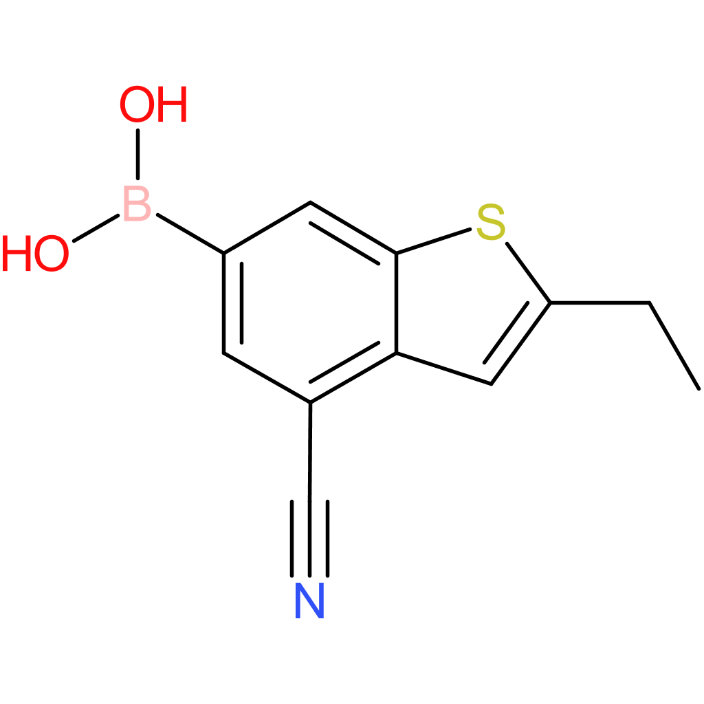 4-cyano-2-ethylbenzothiophene-6-boronic acid