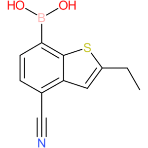 4-cyano-2-ethylbenzothiophene-7-boronic acid