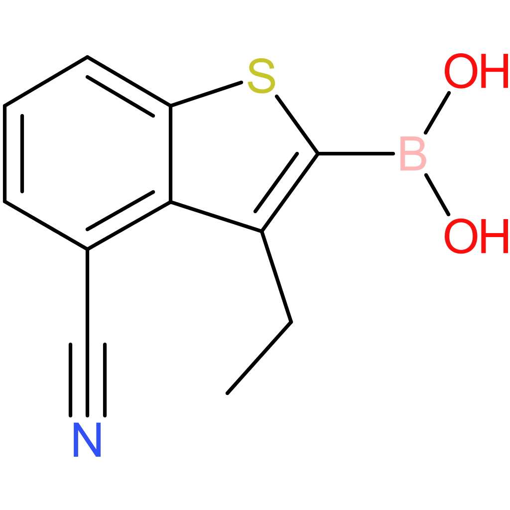 4-cyano-3-ethylbenzothiophene-2-boronic acid