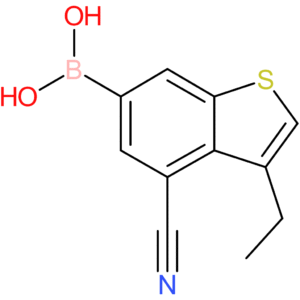 4-cyano-3-ethylbenzothiophene-6-boronic acid
