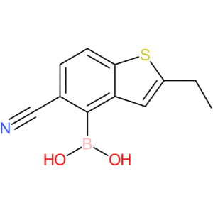5-cyano-2-ethylbenzothiophene-4-boronic acid