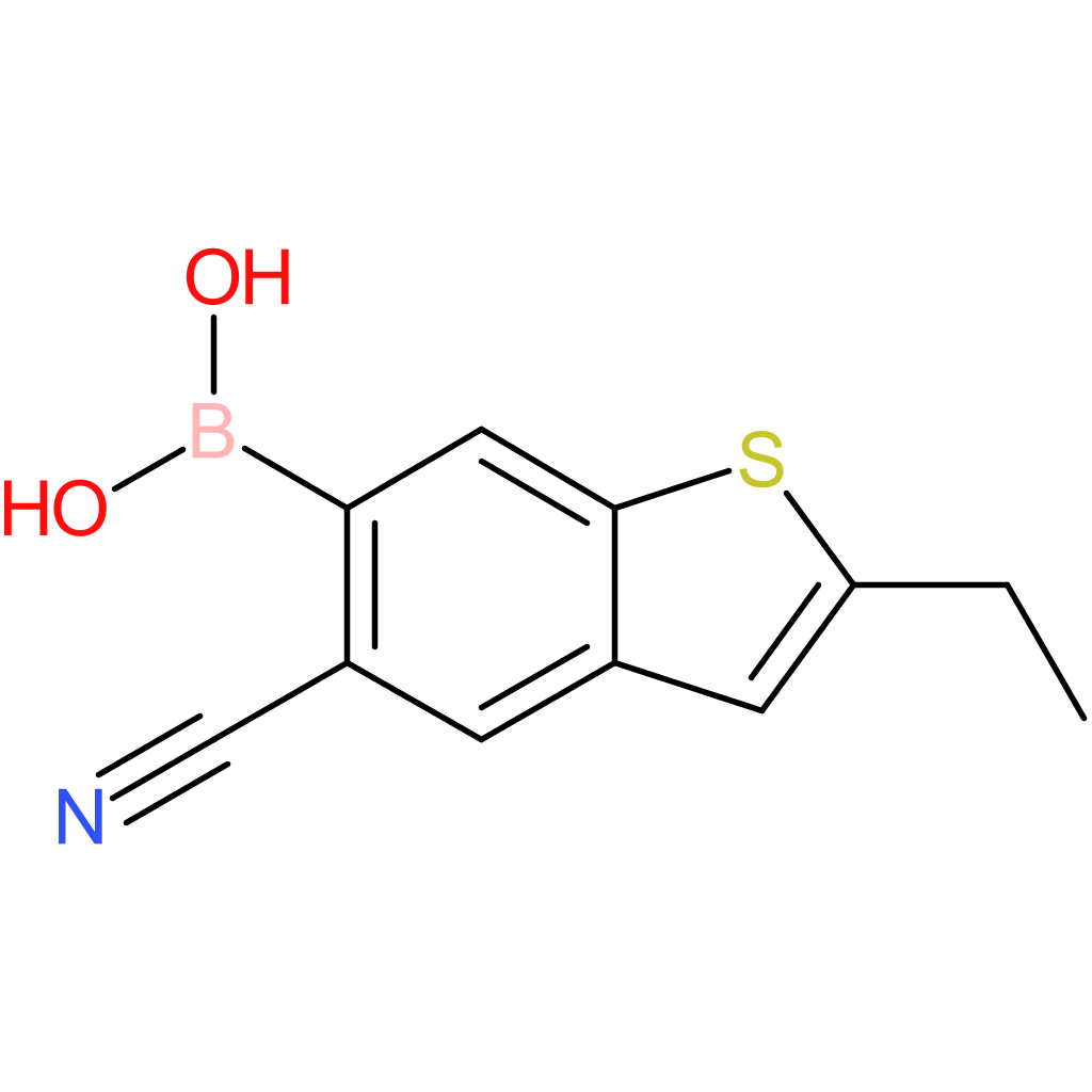 5-cyano-2-ethylbenzothiophene-6-boronic acid