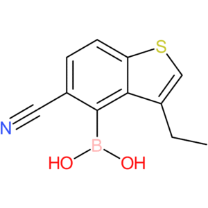 5-cyano-3-ethylbenzothiophene-4-boronic acid