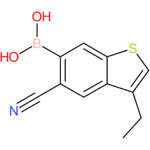 5-cyano-3-ethylbenzothiophene-6-boronic acid