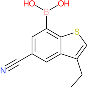 5-cyano-3-ethylbenzothiophene-7-boronic acid