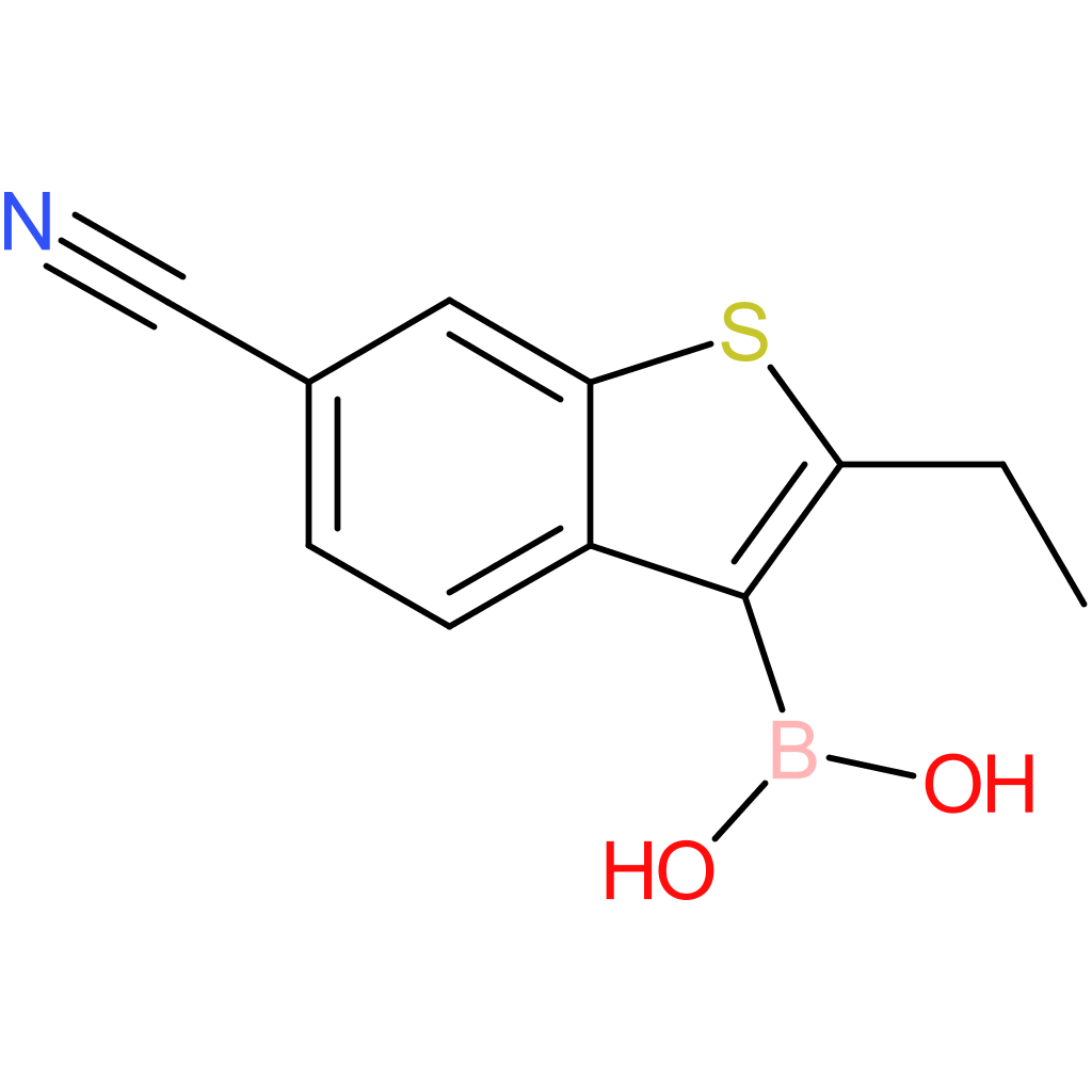 6-cyano-2-ethylbenzothiophene-3-boronic acid