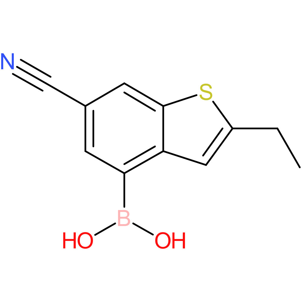 6-cyano-2-ethylbenzothiophene-4-boronic acid