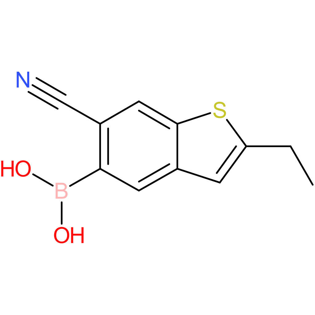 6-cyano-2-ethylbenzothiophene-5-boronic acid