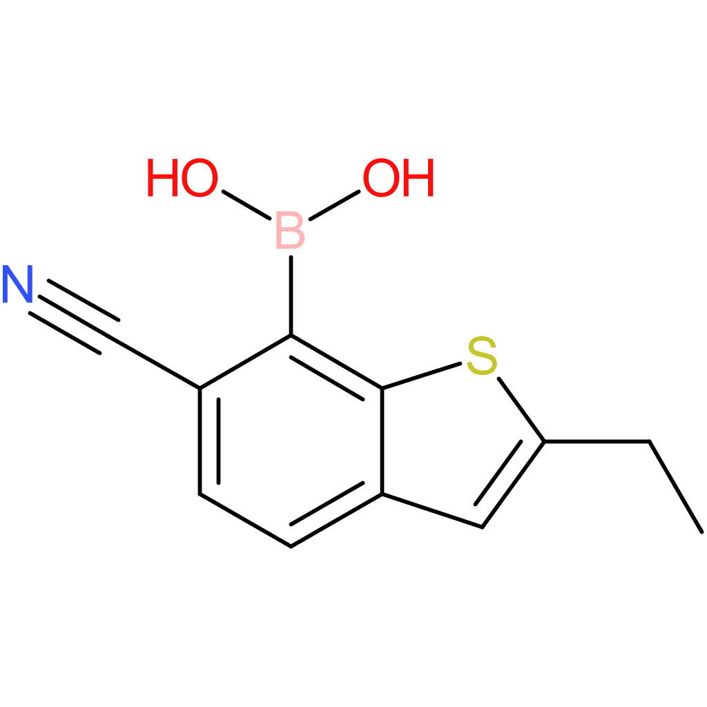 6-cyano-2-ethylbenzothiophene-7-boronic acid