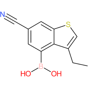 6-cyano-3-ethylbenzothiophene-4-boronic acid