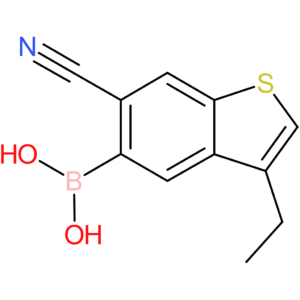 6-cyano-3-ethylbenzothiophene-5-boronic acid
