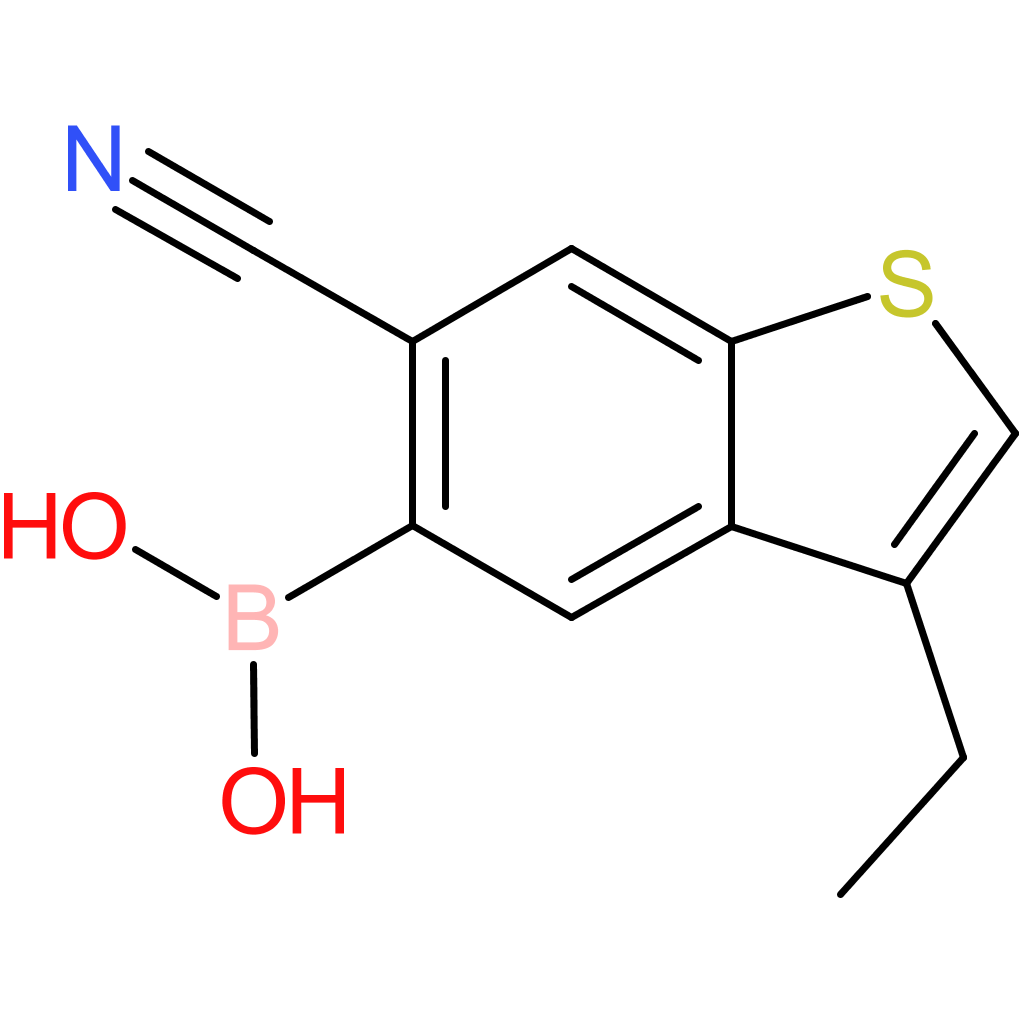 6-cyano-3-ethylbenzothiophene-5-boronic acid