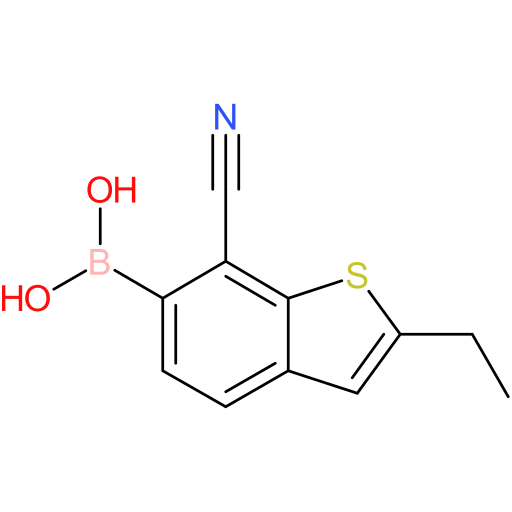 7-cyano-2-ethylbenzothiophene-6-boronic acid