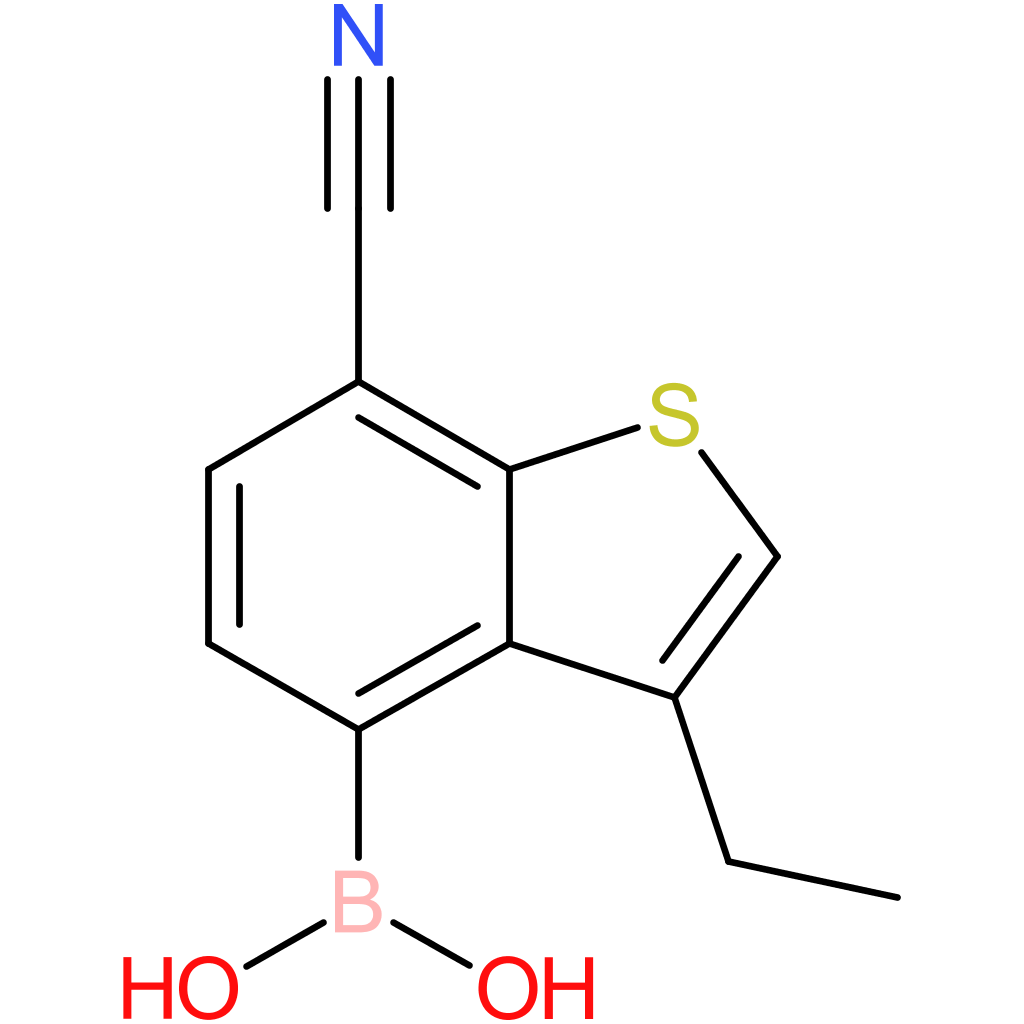 7-cyano-3-ethylbenzothiophene-4-boronic acid