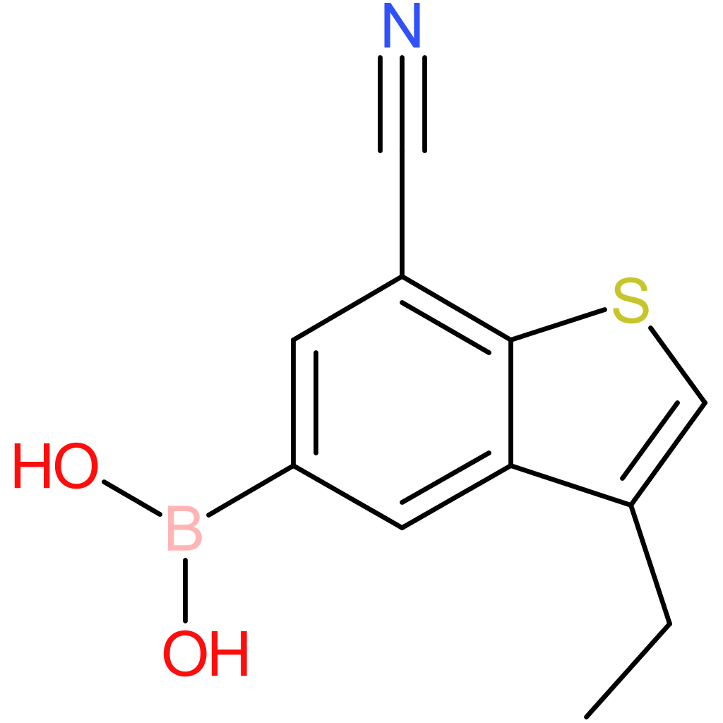7-cyano-3-ethylbenzothiophene-5-boronic acid