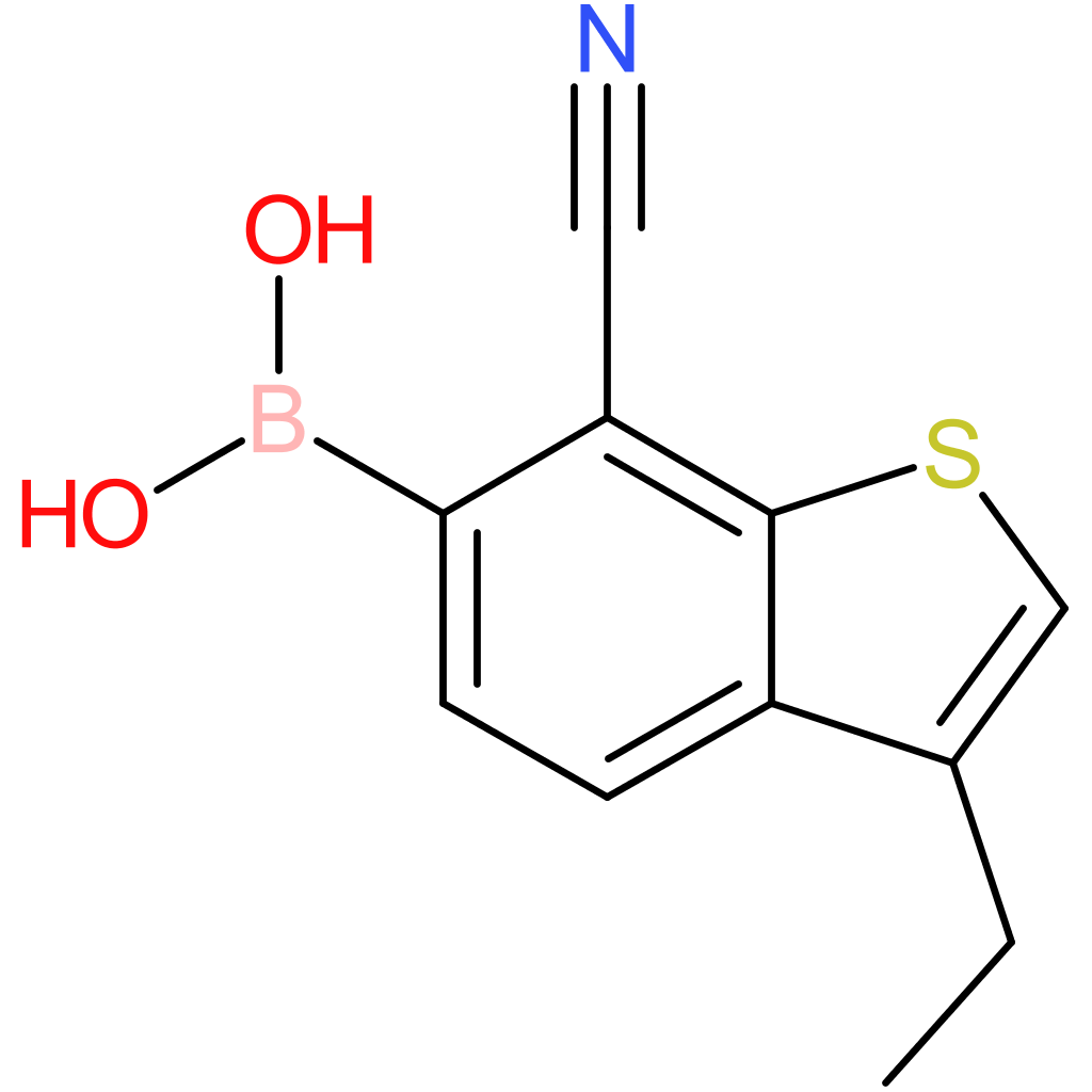 7-cyano-3-ethylbenzothiophene-6-boronic acid